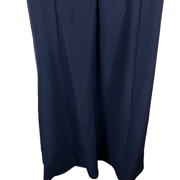 Show Me Your Mumu Womens Navy Fit & Flare V-Neck Mermaid Formal Maxi Dress sz M - Picture 11 of 15